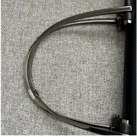 Gucci Nylon black bag with Gunmetal Silver handles 002-1025 200682 EUC - Picture 9 of 16